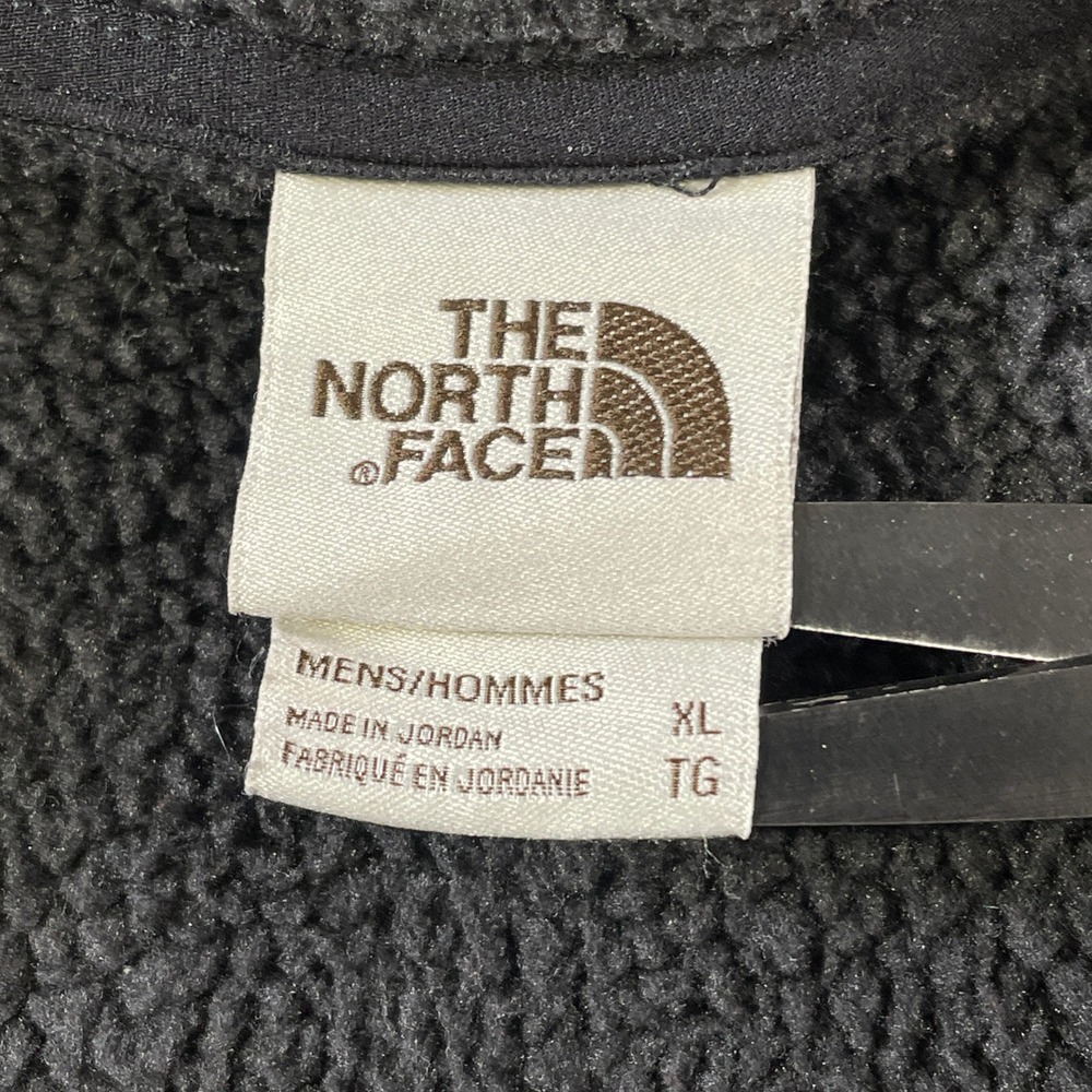 The North Face Gordon Lyons 1/4 Zip Fleece Sweater Mens XL Grey School Outdoor - Picture 2 of 11